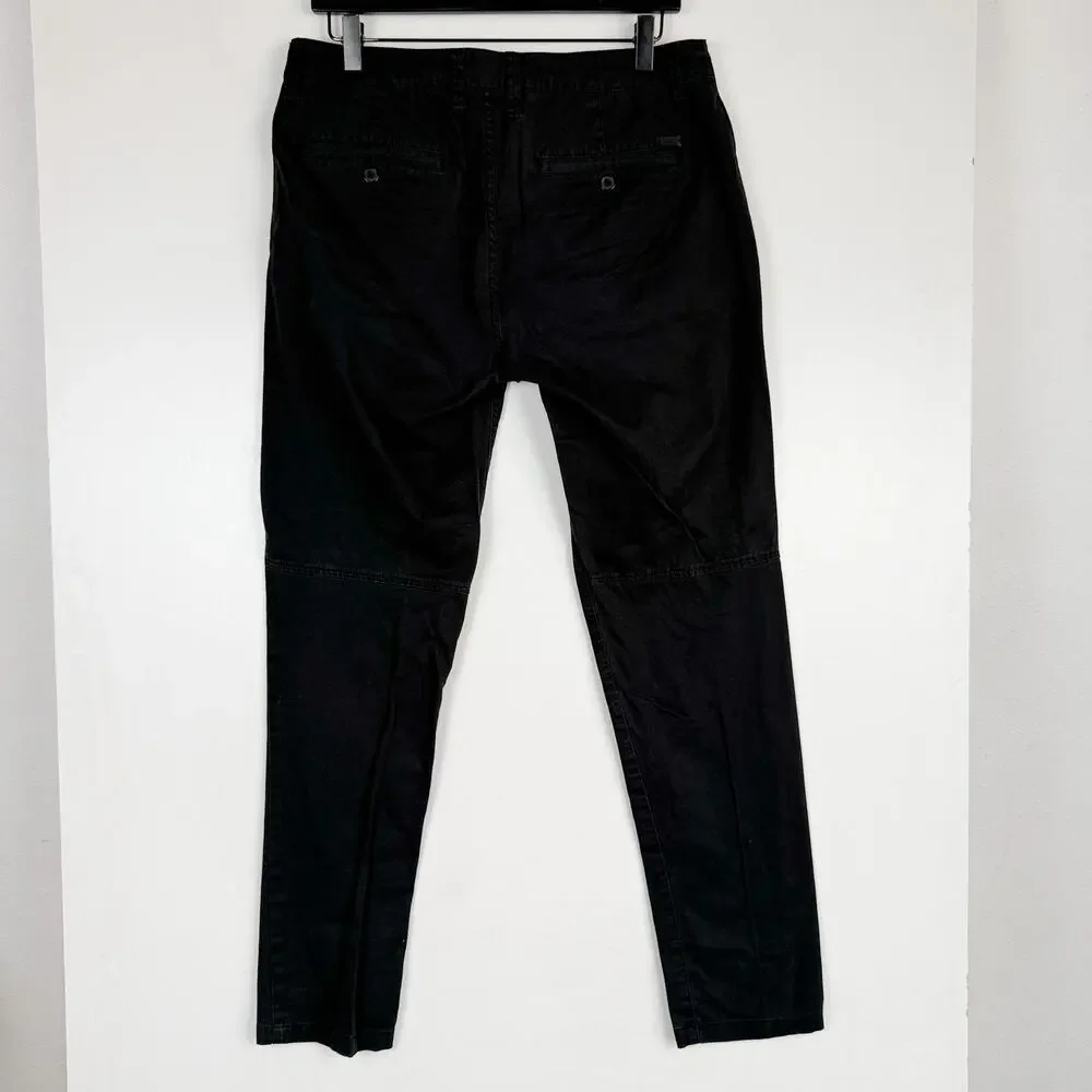 A|X Armani Exchange Slim Fit Chino Pants Black Mens - 33 33x30